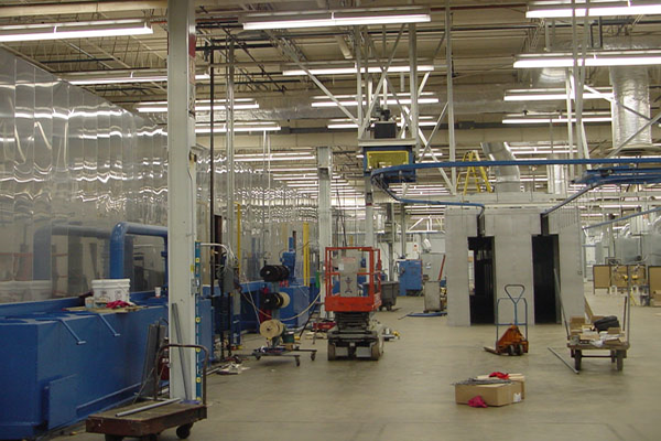 Extrude Aluminum Paint Line - 40’ Length Capacity